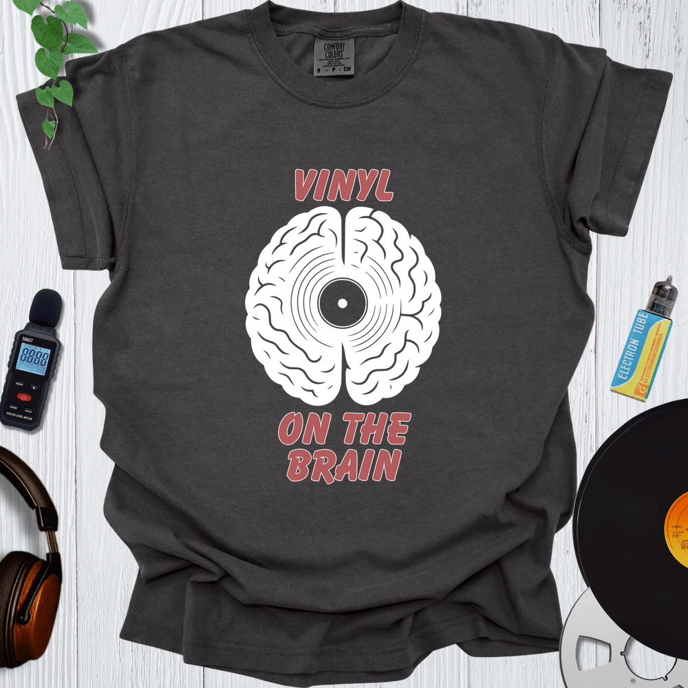 Printify T-Shirt Pepper / S Vinyl On The Brain