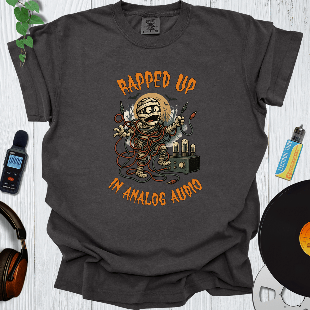 Printify T-Shirt Pepper / S Wrapped Up In Analog Audio